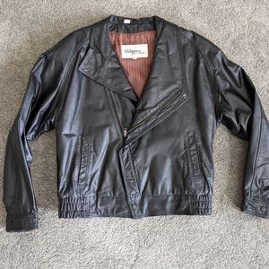 Men's Retro Wilson genuine leather jacket size M